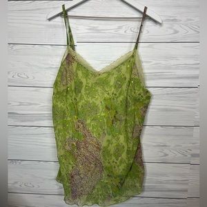 green floral y2k shirt